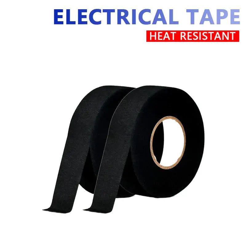 Two rolls of NoEnName_Null heat resistant electrical tape for insulation and voltage protection