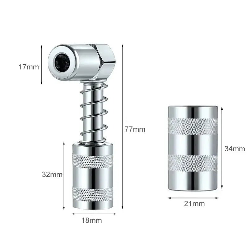 Metal tattoo machine grip with spiral spring for NoEnName Null Grease Coupler Fitting Tool