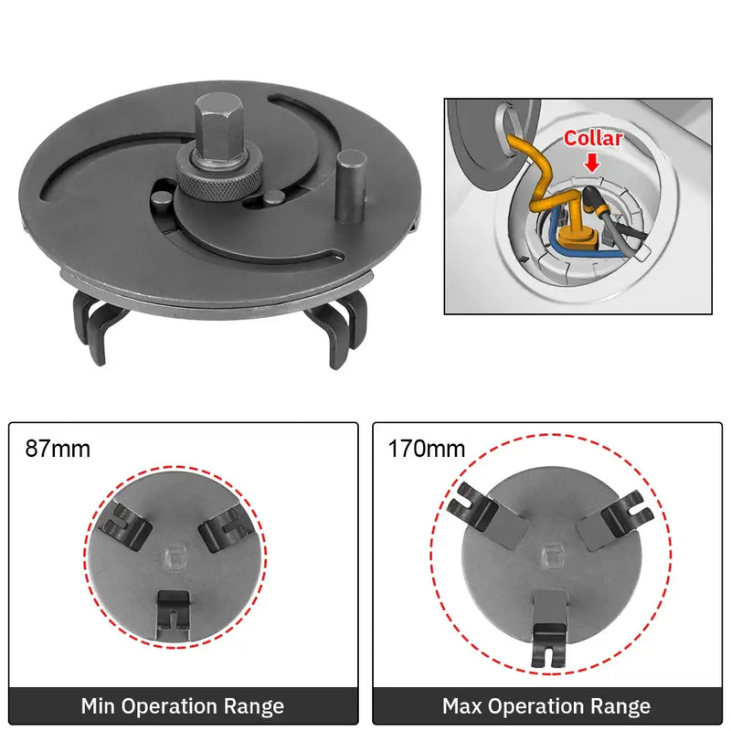 Circular adjustable tool with central hub and arms from NoEnName Null Mainland China Model