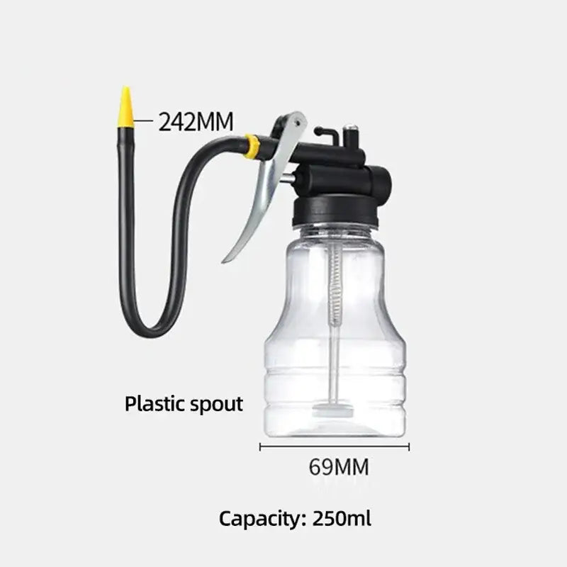 Oil can with flexible spout for precise lubrication in NoEnName Null Item Grease Guns