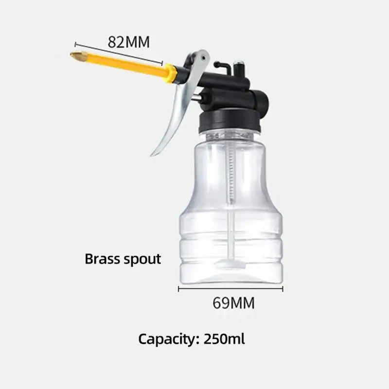 Oil can with long spout for precise lubrication with NoEnName Null Item Grease Guns