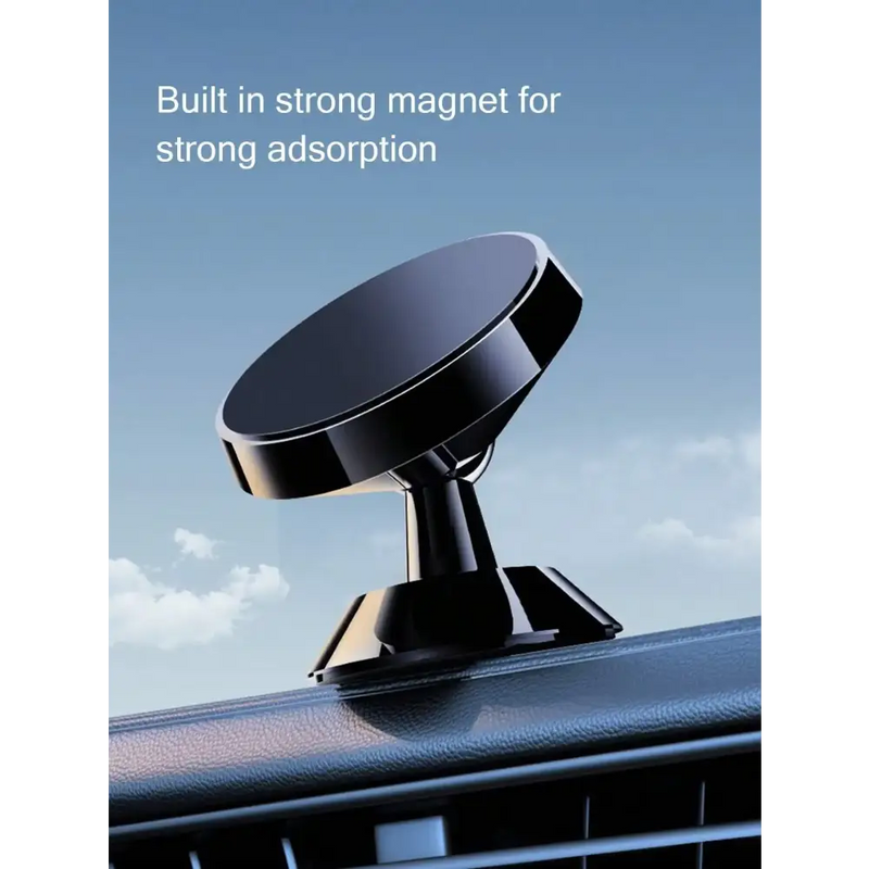 Magnetic Suction Car Navigation Bracket with 360-Degree Rotation and adjustable base