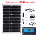 NoEnName Null Monocrystalline Solar Panel Module with 50A charge controller and accessories