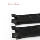 Bent foot design black metal pry bars for NoEnName_Null oil tank cover removal