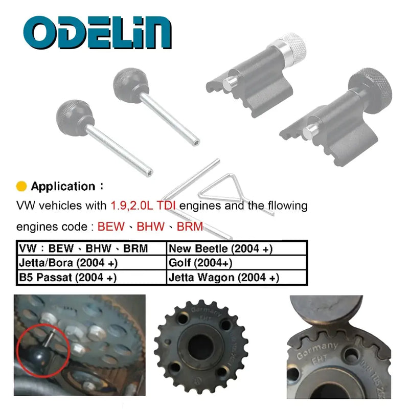 Engine timing tool set for Volkswagen TDI in NoEnName Null Origin Auto Diesel Engine