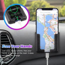 NoEnName Null Origin car phone holder with wireless charging capability in black plastic