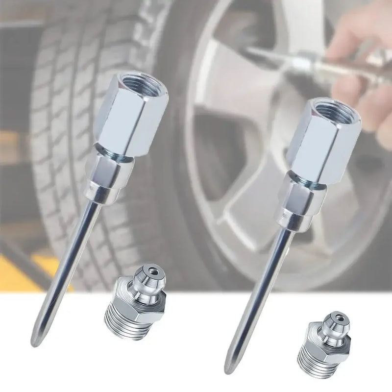 Tire valve stem extenders with metal adapters for NoEnName Null Origin products