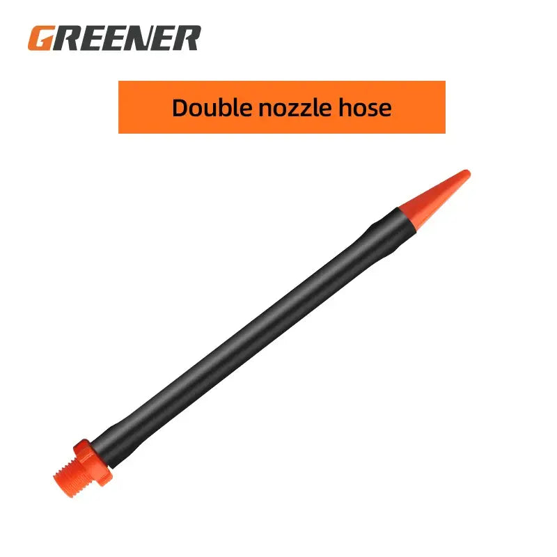 Double nozzle hose with black shaft and orange tip for NoEnName Null Origin Grease Guns from Mainland China