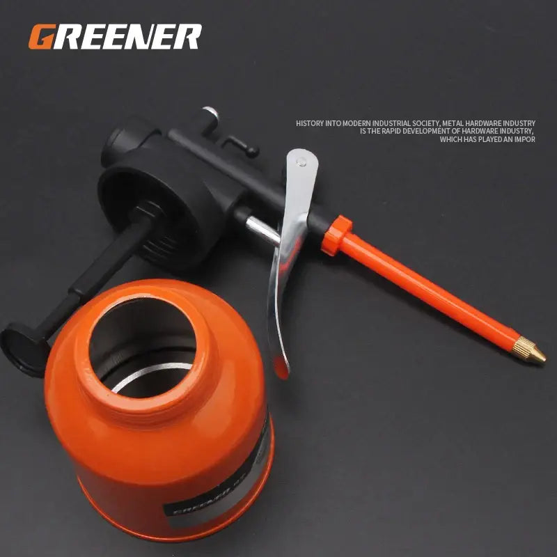 Propane torch with orange gas canister and black nozzle for NoEnName Null Origin Grease Guns