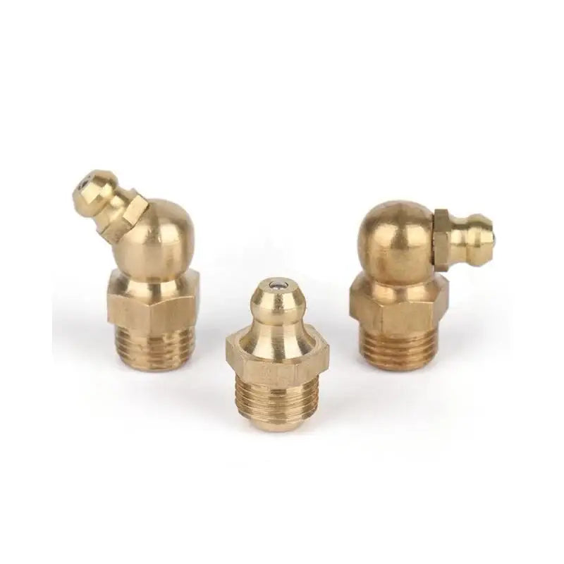 Brass grease fittings for machinery lubrication from NoEnName Null Origin