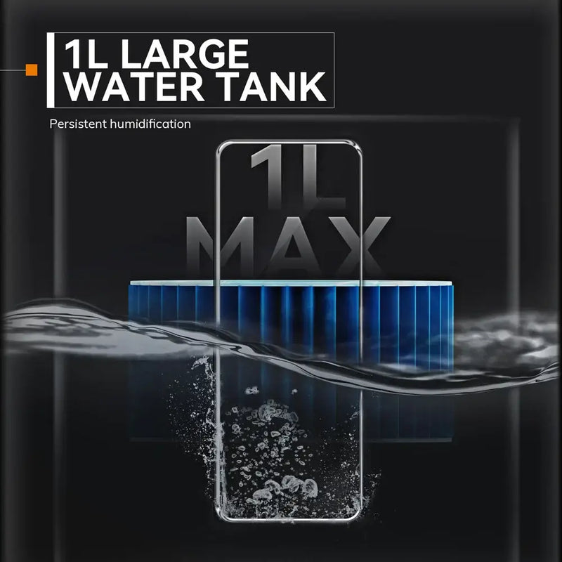 Water tank with 1L MAX label and splashing water for NoEnName Null Origin AP-MOS1