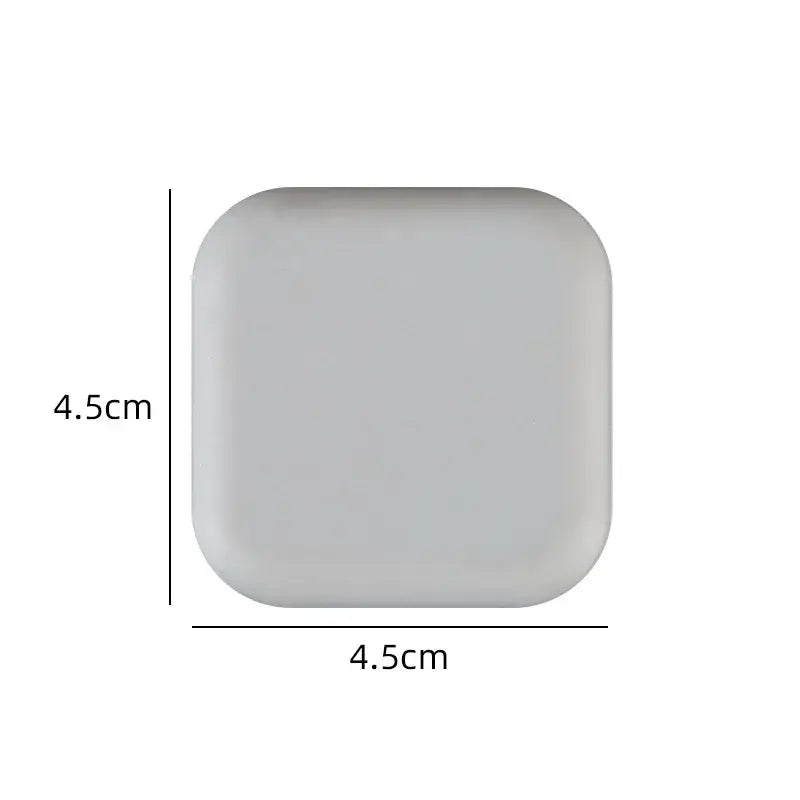 Square white ceramic plate with rounded corners for NoEnName Null Origin Household Product