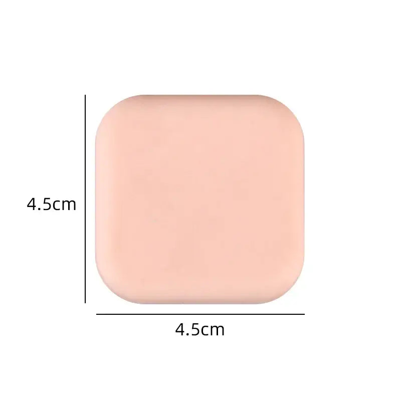 Square peach-colored soap bar with rounded corners from NoEnName, ideal for household use