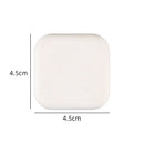 Square white ceramic tile with rounded corners for NoEnName Null household products