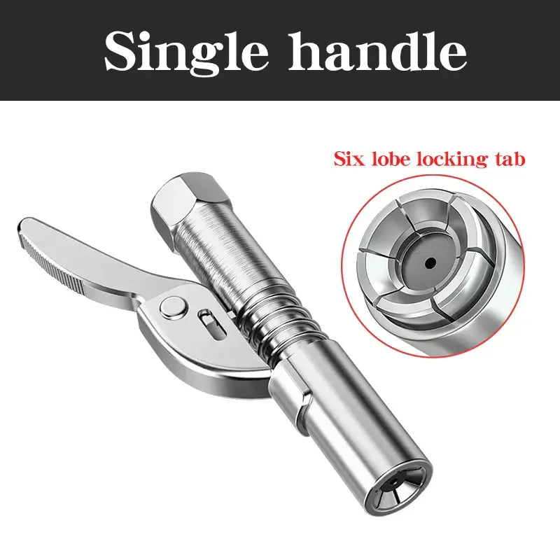 Stainless steel corkscrew with six-lobe locking tab from NoEnName Null DIY supplies