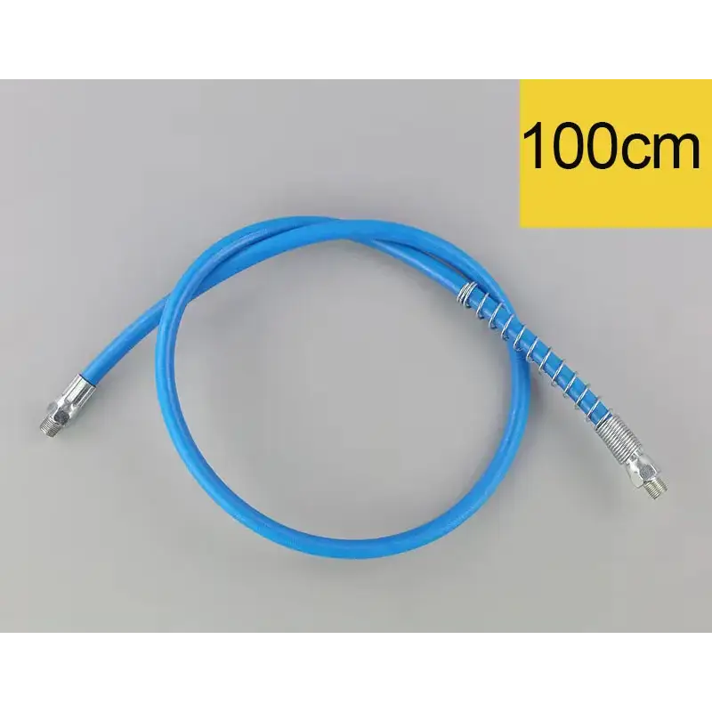 Blue flexible hose with metal connectors, 100cm long, from NoEnName Null DIY supplies