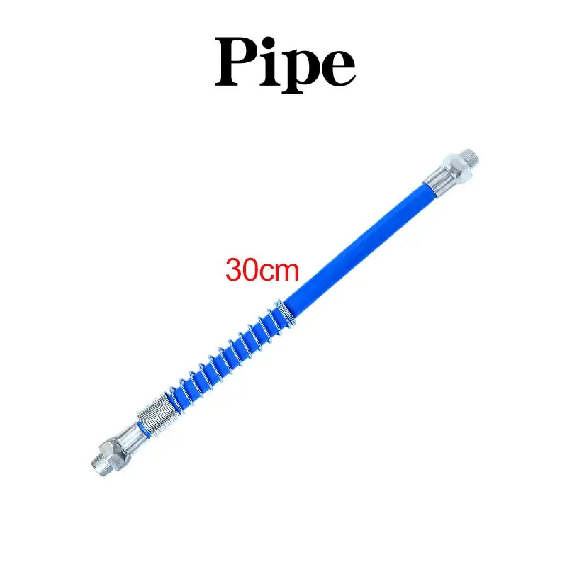 Blue flexible hose with metal connectors, 30cm, from NoEnName Null DIY supplies Mainland China