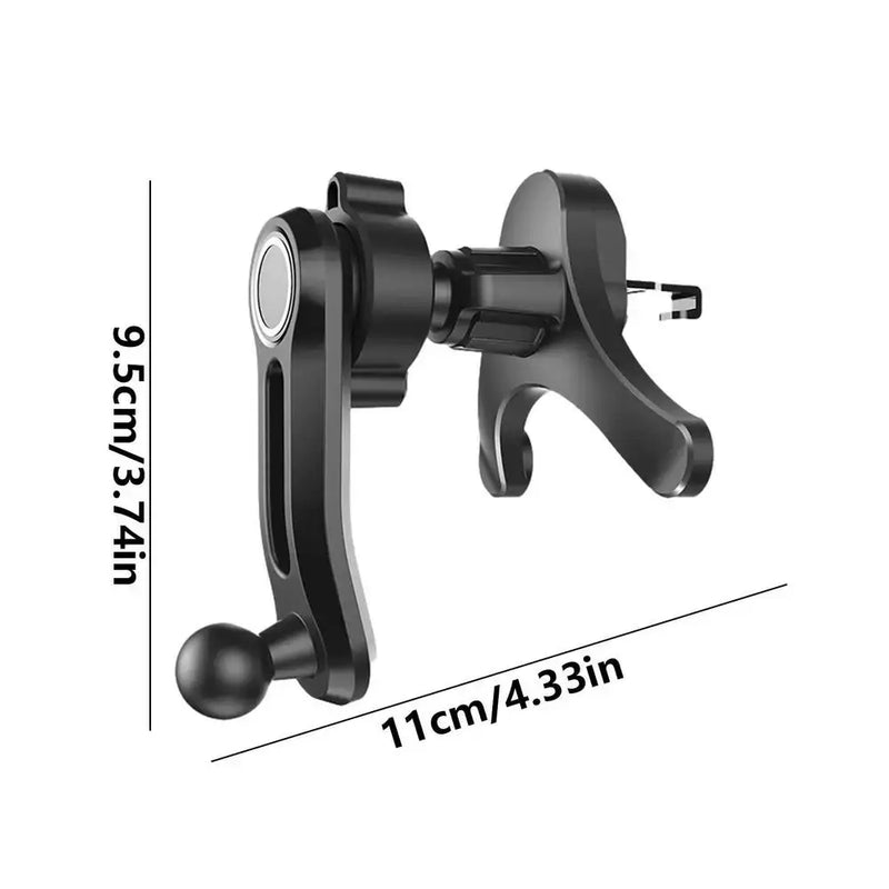 Car vent phone mount with adjustable arm from NoEnName Null, designed in Mainland China