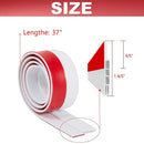 Red and white PVC sealing strips with dimensions from Mainland China for weatherproofing