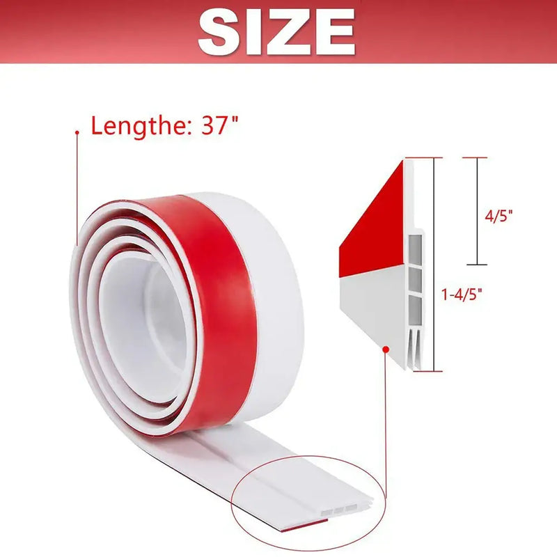 Red and white PVC sealing strips with dimensions from Mainland China for weatherproofing