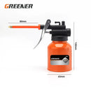 Orange oil can with pump-action nozzle for NoEnName Null Origin Steel Grease Guns