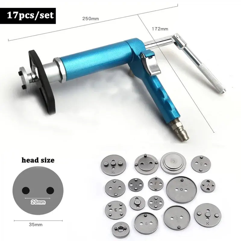 Pneumatic dent puller tool with suction heads, NoEnName Null Origin Steel Set Piece, Mainland China