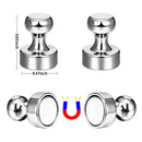 Metallic magnetic push pins featuring neodymium magnets, sourced from Mainland China