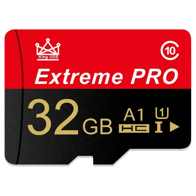 32GB Extreme PRO microSD card in red and black for NoEnName Null Package V10 video recording