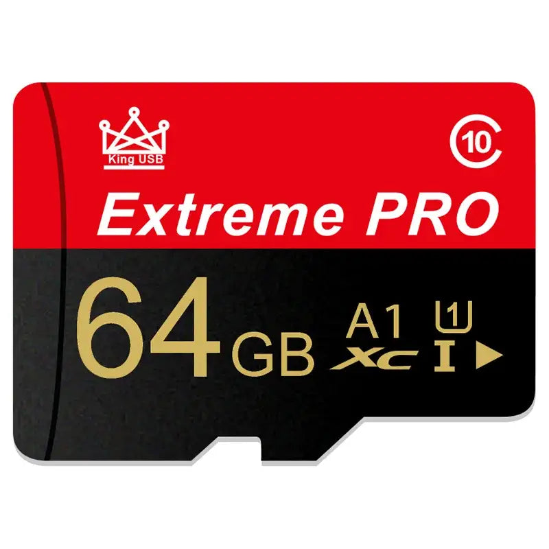 64GB Extreme PRO microSD card in NoEnName Null Package V10 for high-quality video recording