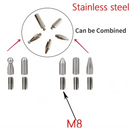 Stainless steel M8 modular bullet components for efficient dent repair function