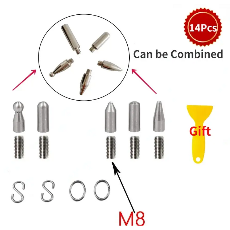 Set of metal hardware components for NoEnName_Null Dent Repair Tools and repair function