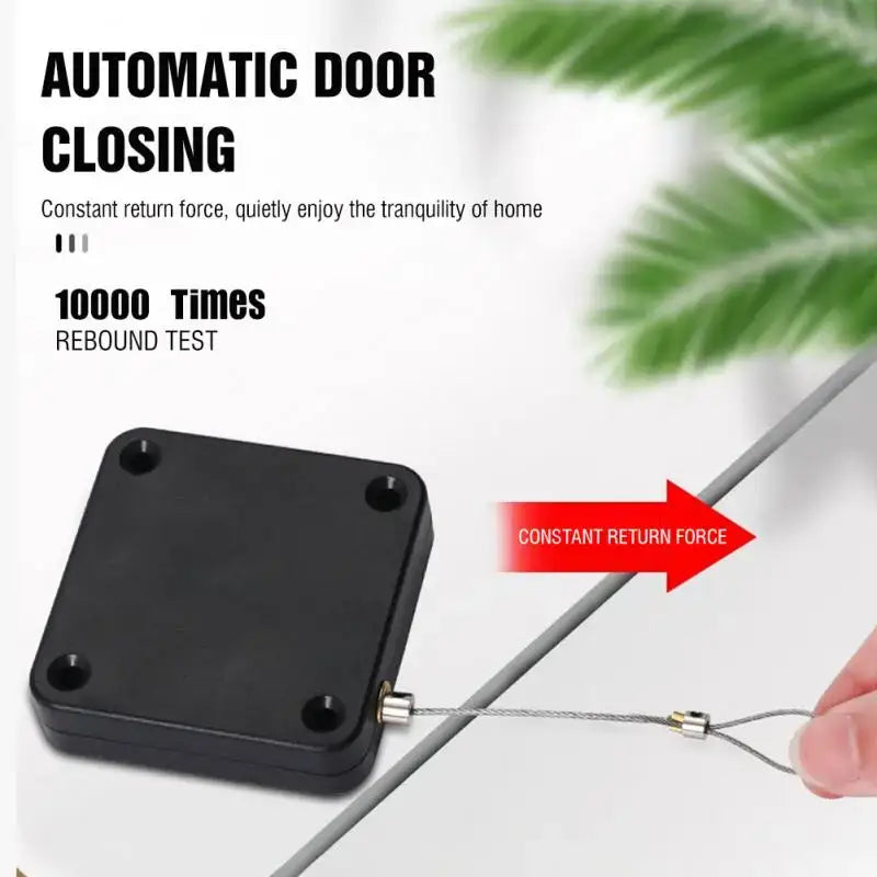 Automatic Sensor Door Closer Punch-free Adjustable Surface Door Stopper