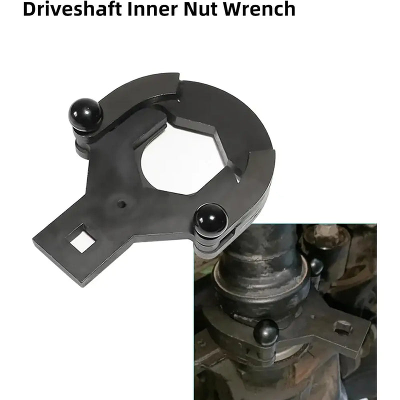 Specialized wrench for rear axle differential removal tool for BMW driveshaft inner nuts