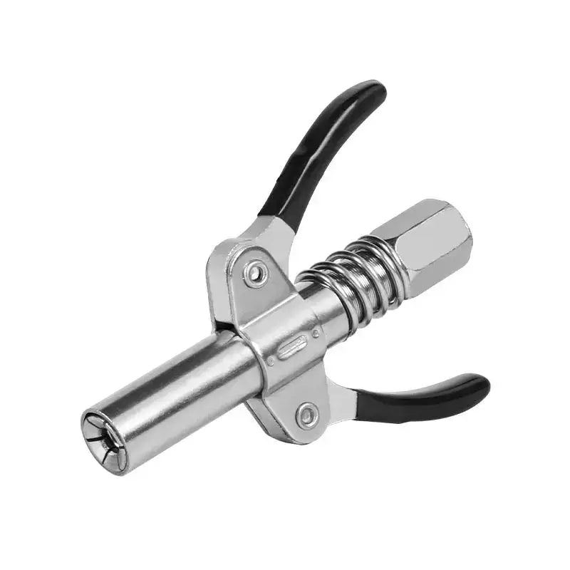 Grease gun nozzle with lever mechanism for NoEnName_Null grease gun coupler efficiency