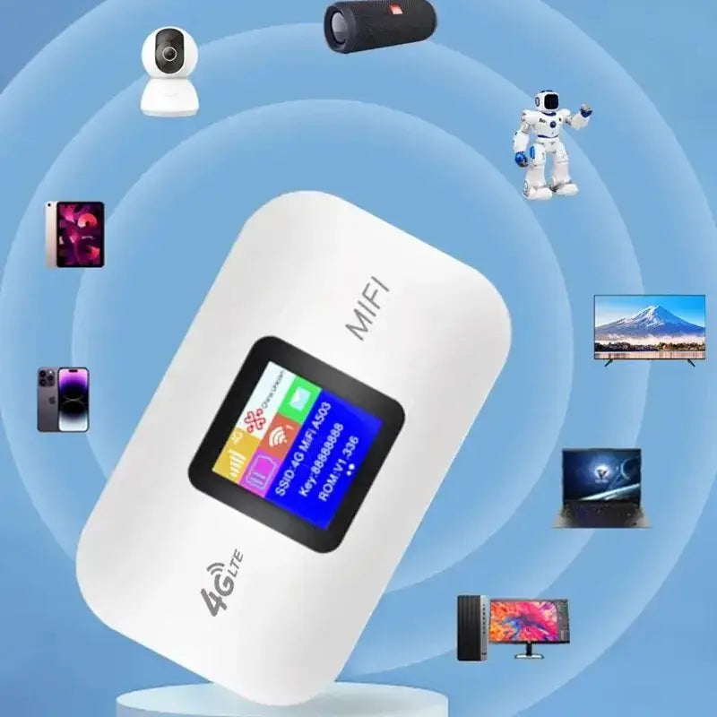 4G LTE mobile WiFi hotspot device with display from NoEnName Null ensuring reliable connectivity