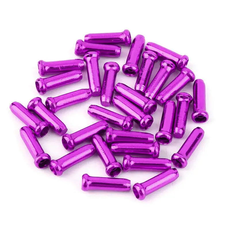 Bright purple metallic cylindrical end caps for NoEnName Null Type Tool Parts