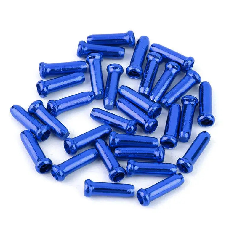 Blue aluminum spoke nipples for bicycle wheels in NoEnName Null Type Tool Parts