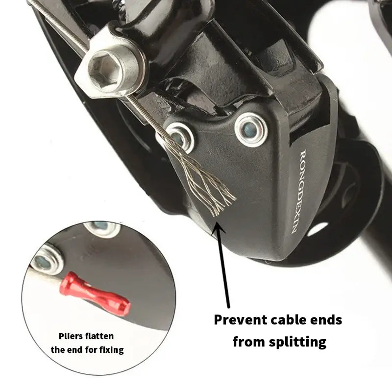 Bicycle brake caliper with cable end prevention and NoEnName Null Type Tool Parts