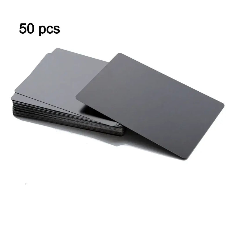 Stack of thin black plastic cards 86mm x 54mm for NoEnName Null Type Hand Tool Parts