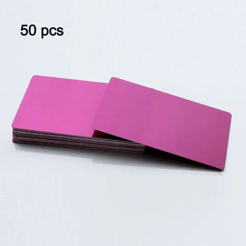 Stack of bright pink rectangular labels for NoEnName Null Type Hand Tool Parts, 86mm x 54mm