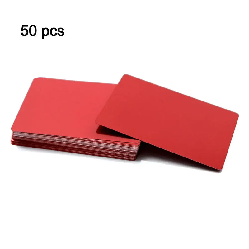 Stack of red rectangular cards for NoEnName_Null Type Hand Tool Parts, 86mm x 54mm