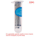 Clear plastic container with 100pcs pack stainless steel pins from Mainland China