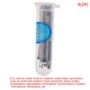 Clear plastic tube with 100pcs pack stainless steel pins from mainland China, high-quality products