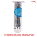 Clear plastic tube with 100pcs pack stainless steel pins, high-quality products from Mainland China