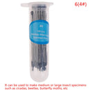 Clear plastic tube of 100pcs pack stainless steel insect pins from Mainland China