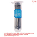 Clear plastic tube with 100pcs pack stainless steel pins from NoEnName Null, Mainland China