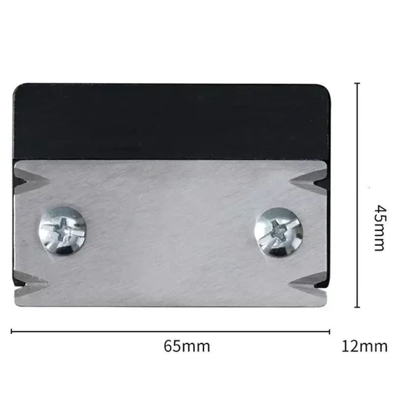 Rectangular metal blade with screw holes for NoEnName Null type trimming knife parts