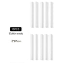 Cotton swabs in rows demonstrating humidifier feature of NoEnName_Null USB Car Air Humidifier