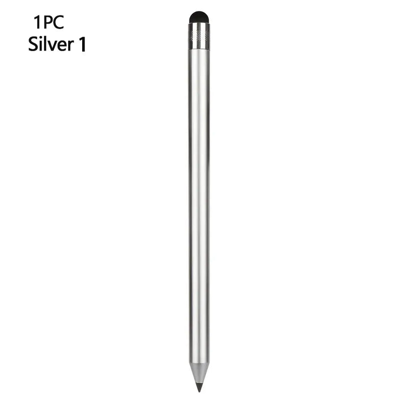 Sleek silver stylus for NoEnName Null Feature, supporting wireless charging and Bluetooth