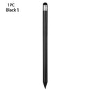 Sleek black stylus with silver tip for NoEnName Null Feature wireless charging device